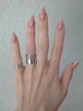 Traje de Hip Hop anillo para hombre estilo Punk mujeres accesorios para fiesta, joyería anillo personalidad Tres dedos unidos cadena anillo nueva tendencia