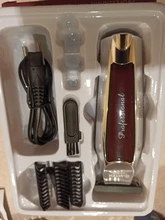 Cortadora de pelo profesional para hombres, maquinilla eléctrica para cortar el pelo, Barba, juego de corte de cabello, máquina rotativa de detalles de forro de bordes