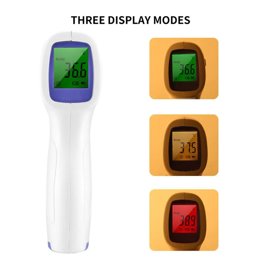 Baby Adults Forehead Digital Thermometer Non-contact Infrared Medical Thermometer Body Temperature Fever Measure Tool Backlight digital thermometer