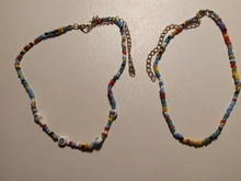 Collar de satélite multicapa con cuentas de arcoíris para mujer, joyería Bohemia hecha a mano, con personalidad