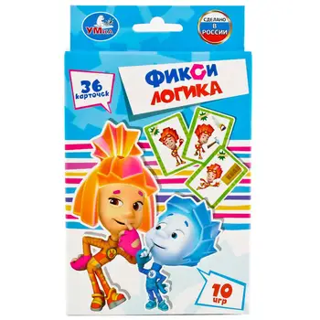 

Cards developing "fixiki. Logic "36 cards Umka 4690590137925
