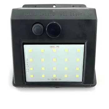 

Solar lamps Battery powered motion sensor lamp LED light for 20 LEDs, auto turn on when low lighting