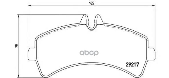 Колодки Тормозные Mercedes Sprinter(906)/Volkswagen Crafter 06 Задние Brembo P50060 Brembo арт. P50060