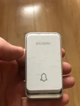 Wireless Doorbell Battery Receiver Self-Generating Remote Waterproof Veryhome Buttonus