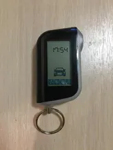 Llavero para mando a distancia LCD Vertical A93, sistema de alarma antirrobo para coche, bidireccional, rusa, A93
