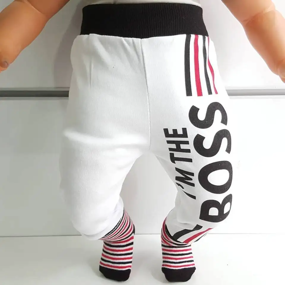 

Black Red BOSSS Self-Stockinged Male Baby Single Bottom