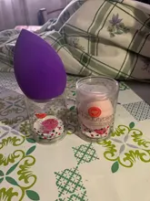 Esponja de maquillaje cosmético, corrector en polvo, juego de licuadora, esponja de base de maquillaje en húmedo, herramienta cosmética más grande, esponja de maquillaje