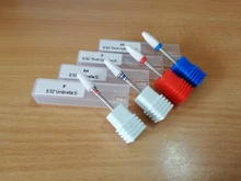 Taladro eléctrico para uñas, brocas de cerámica para limpieza de cutículas, fresa rotativa para manicura y pedicura