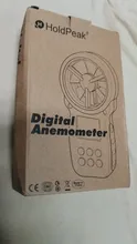HoldPeak HP-866B Anemómetro Digital anemómetro medidas la velocidad y temperatura del viento HP866 medida herramienta venta al por mayor