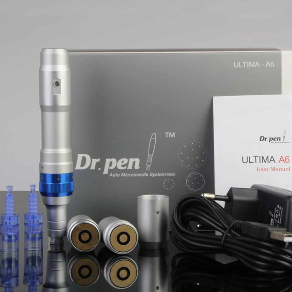 Беспроводной и штекер Dr. Pen Ultima A6 Перманентный микроблейдинг Дерма ручка Профессиональный Электрический Микро прокатки Дерма штамп терапия
