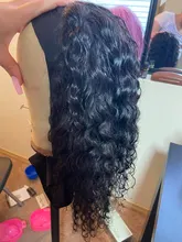 Vanlov brasileño agua Diadema con ondas Peluca de cabello humano sin costuras completa máquina pelucas de cabello humano Remy peluca y bufanda para las mujeres negras