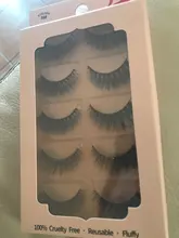 Pestañas de visón falsas, 5 pares de pestañas de Visión Natural, maquillaje 3d