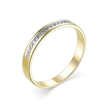 

Gold ring with diamonds sunlight sample 585