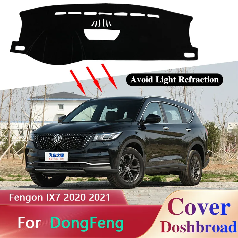 

Dashboard Protect Cover Board Mat Carpet Dashmat for DongFeng Fengon IX7 Glory iX7 2020 2021 Anti-Sun Pad Sunshade Accessorie