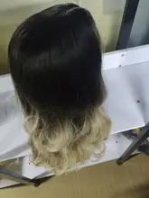 HENRY-Suarez largo ondulado marrón Rubio Ombre peluca Natural Sintético pelucas para mujeres medio fiesta Cosplay Peluca de pelo resistente al calor