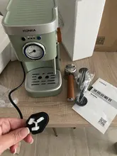 Coffee-Machine Retro Semi-Automatic KONKA Capsule Mini Household Italian Milk-Bubble