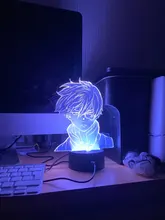 Lamp Bedroom-Decor Gift Led-Night-Light Acrylic Academia Face-Design Anime Shoto Todoroki