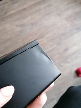 Funda de tarjeta de negocios creativa de acero inoxidable, caja de Metal de aluminio, billetera de identificación de crédito, 1 Uds.