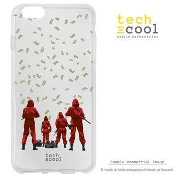 

FunnyTech®Silicone Case for Samsung Galaxy A7 2018 L Serials paper House vers.1 Transparent