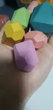 Bloques de construcción de piedra colorida Jenga para niños, juguete educativo de estilo nórdico creativo, piedra de arcoíris, juguete de madera