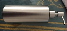 Soap-Dispenser Pump-Bottle Detergent Round-Shampoo Foam Stainless-Steel Bathroom Kitchen