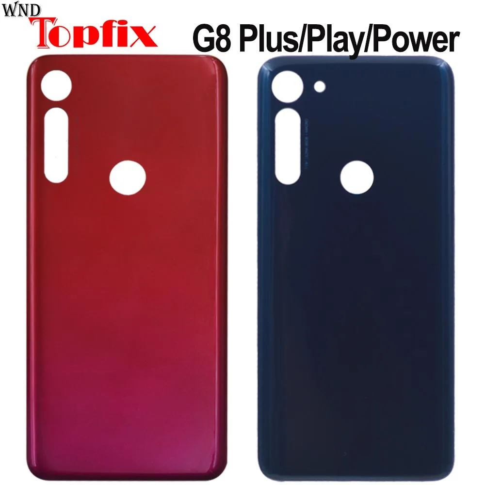 Новинка Крышка батарейного отсека для Motorola Moto G8 Play Задняя стеклянная панель