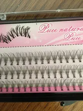 Racimo de pestañas individuales 60 uds, maquillaje profesional, pestañas postizas, extensiones de pestañas