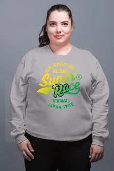 

Angemiel Wear Super Race Gray Female Sweatshirt