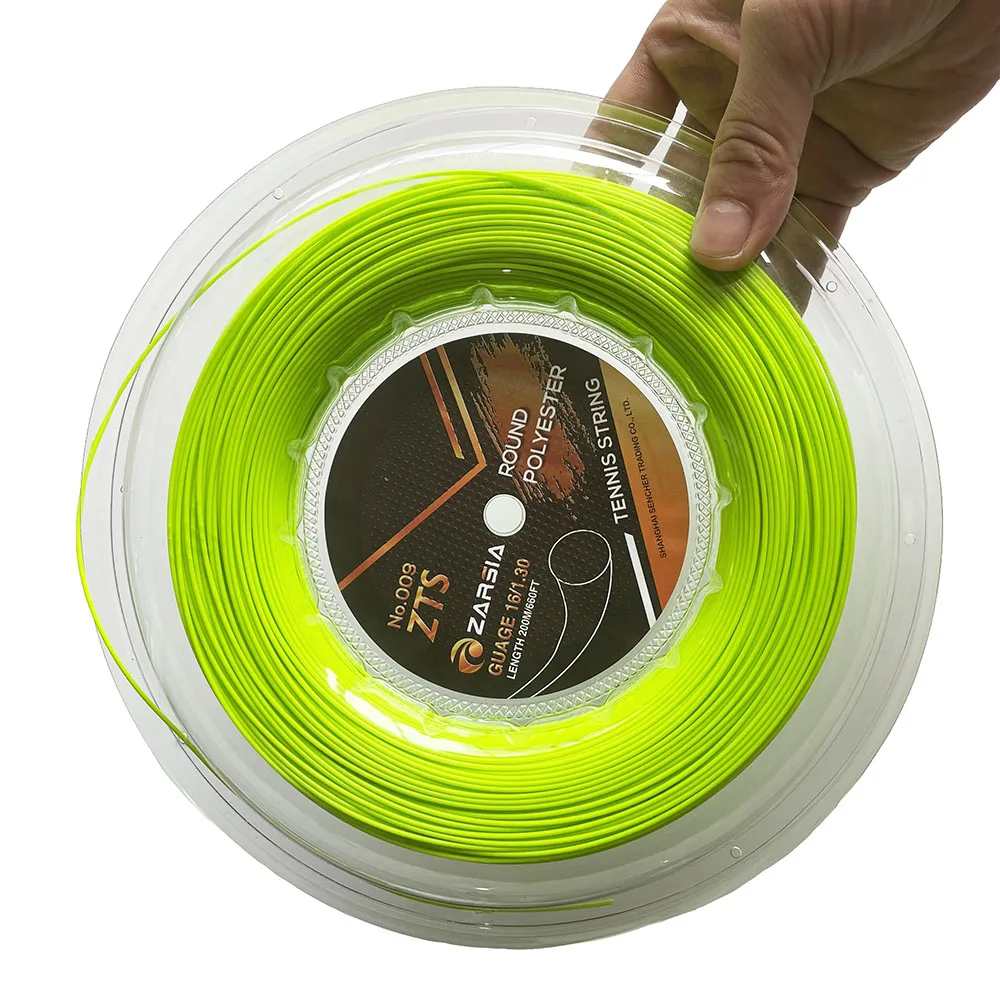 1 Reel ZARSIA New Tennis racket Strings Power Rough Polyester tennis string tennis racket strings 16/1.30 mm