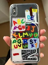 Phone-Cases Tpu-Cover Lucky-Smiley Mini Cartoon 8-Plus for 12 11 Pro XS Max Clear Straight-Edge