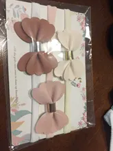 3 unids/lote bebé diademas flor arcos de Nylon bandas de pelo turbante bebé niña diademas accesorios de fotografía recién nacido bebés Accesorios