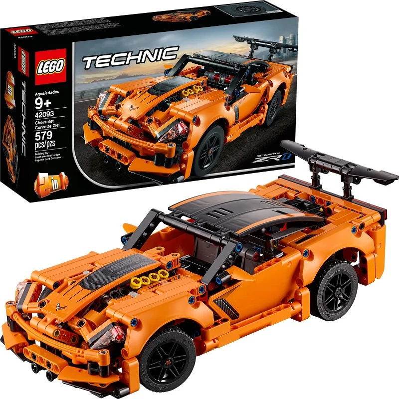 Оригинальная модель LEGO Technic 42093 для Chevrolet Corvette ZR1 579 шт. эксклюзивная коллекционная