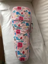 Mochila para ukelele de 21 pulgadas, bolsas para los dos hombros estampado piel, suave, impermeable