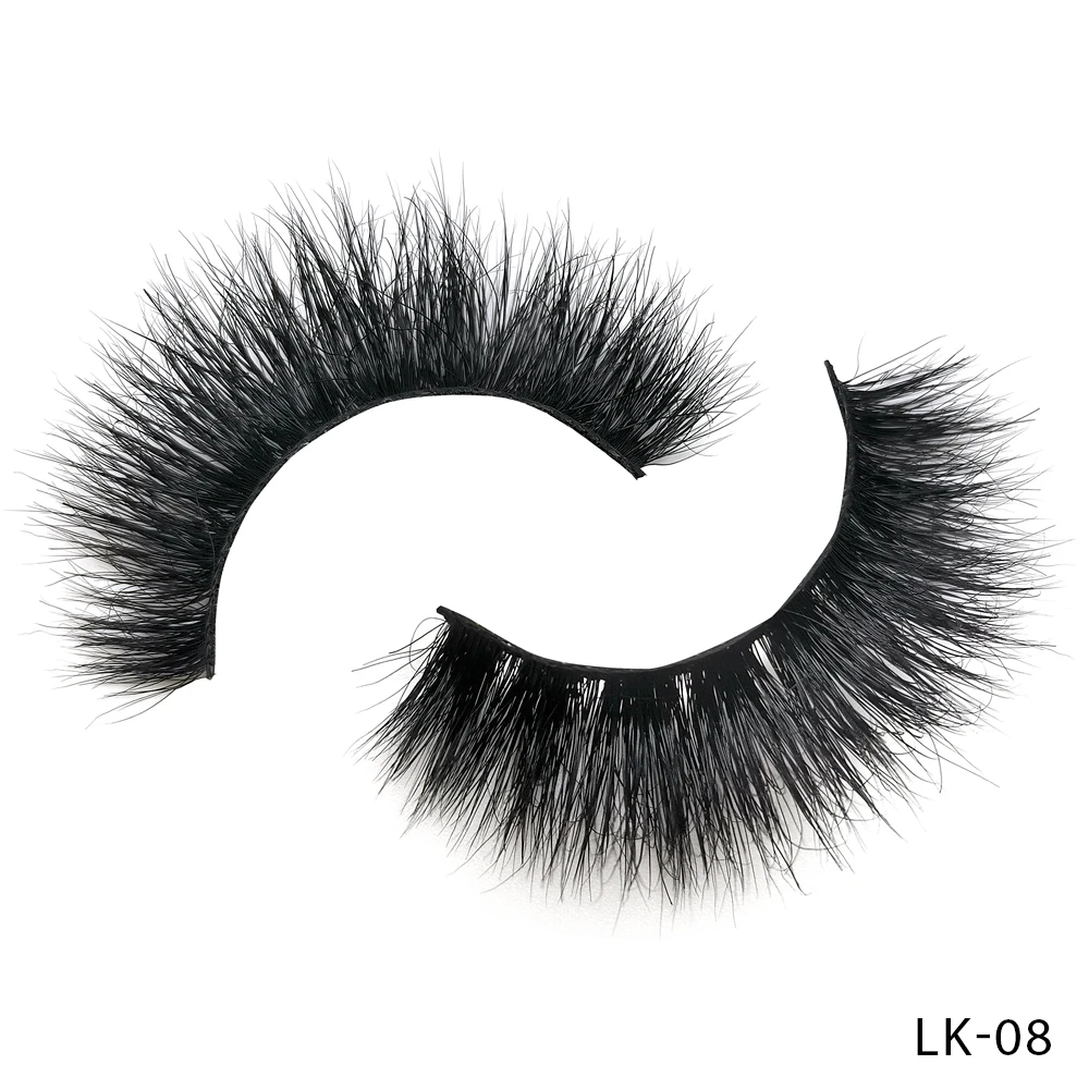 Friholl. m Lashes 8-25 мм, ресницы в Майями, 3d-5d, норковые накладные ресницы для макияжа,, ручная работа, индивидуальная упаковка - Цвет: LK-08