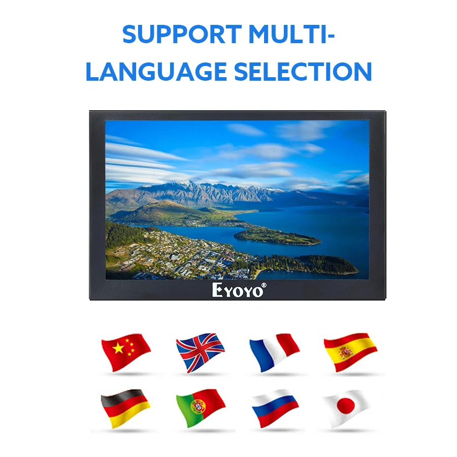 Eyoyo ̴ Ʈ ڵ Ĺ ,  ī޶ LCD ȭ, HDMI VGA BNC   巹Ʈ ÷, 5 ġ