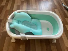 Bañera plegable grande para bebé, Cubo de baño portátil, base antideslizante, bañeras de baño portátiles para bebés recién nacidos, bañera antideslizante para niños