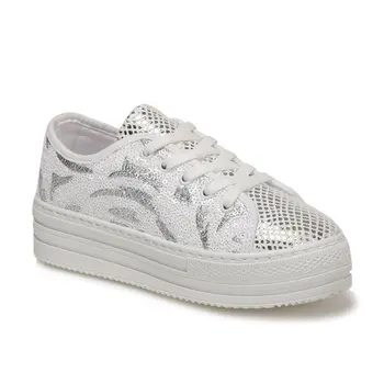 

FLO DESY-1 White Female Child Sneaker Shoes PINKSTEP