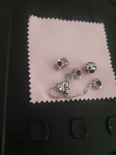 Bracelet Silver Handbag Lipstick Cake-Charm-Beads Heart-Lock Star 925 Original Pandora