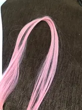 AliLeader-extensiones de cabello sintético liso, 20 colores, 50Cm de largo