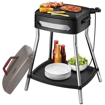 

Unold 58580 l'aperto and grill pan barbecue to 2000 W BBQ/grill Kamado electric table black, gray, stainlless steel