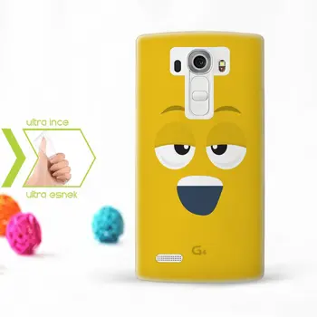 

Personalized LG G4 Slim Clear Silicone Phone Cover (Face Temalı-9)