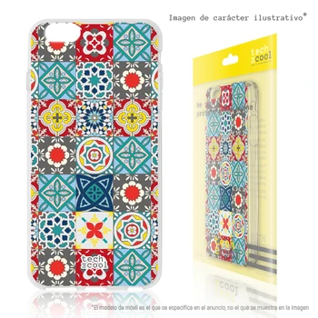 

FunnyTech®Stand case for Sony Xperia XA2 Silicone plus L Mosaic floral vers.4