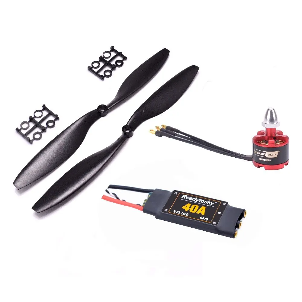 30A/40A ESC OPTO 2-6S бесщеточный ESC электронный регулятор скорости+ RS2212 2212 920KV CW/CCW 2-4s бесщеточный двигатель 1045 опора - Цвет: full set