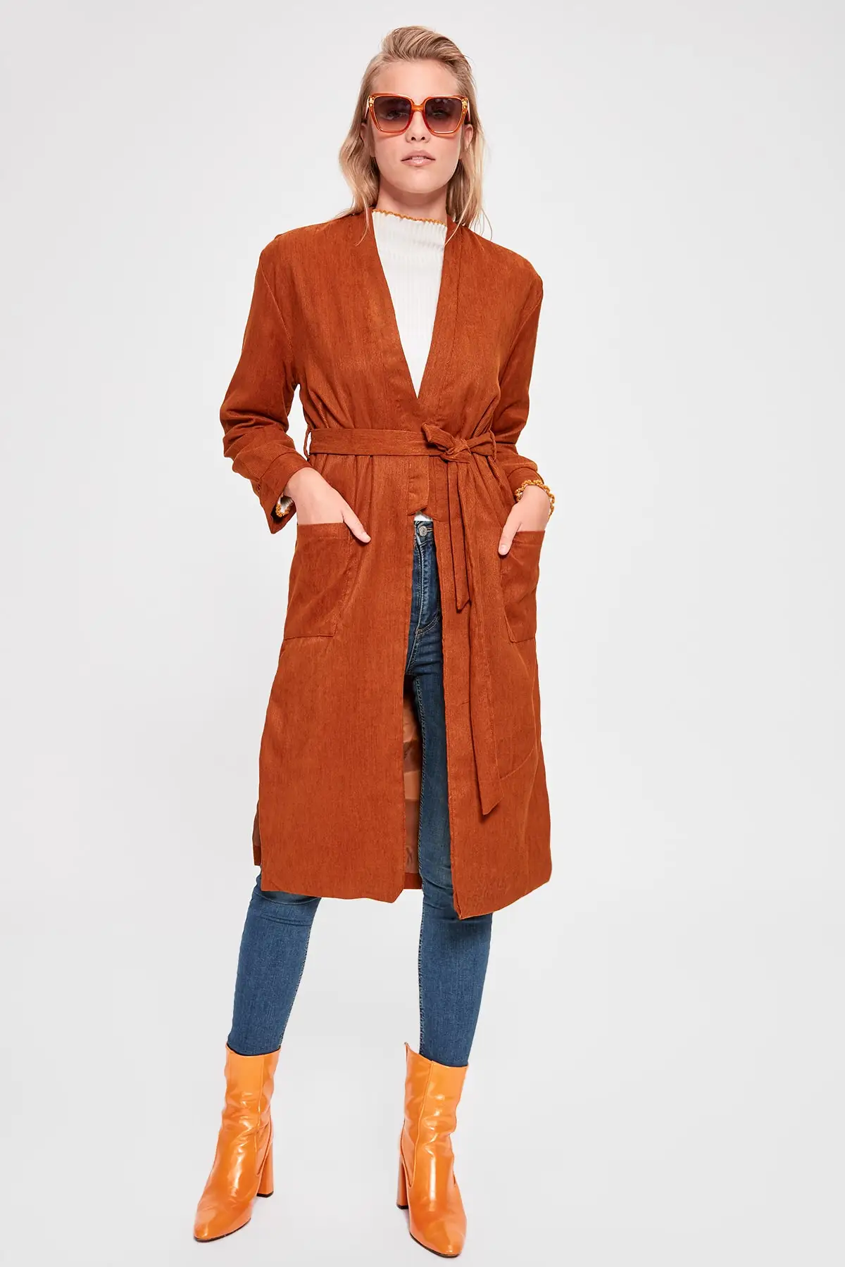 Trendyol Belted Kimono TWOAW20KM0003 |