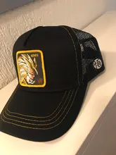 Gorra de malla con estampado de Dragon Ball para hombre y mujer, gorro de malla con estampado de Dragon Ball, Naruto, Goku, Snapback, Gorra de béisbol de algodón Hip Hop, unisex