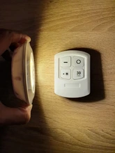 Light Wardrobe Led-Closets-Lights Remote-Control Battery-Operated Under-Cabinet Dimmable