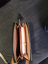 Carteras geométricas de lujo para mujer, monederos de cuero con cremallera, diseño de borla, billetera larga, monedero, tarjetero