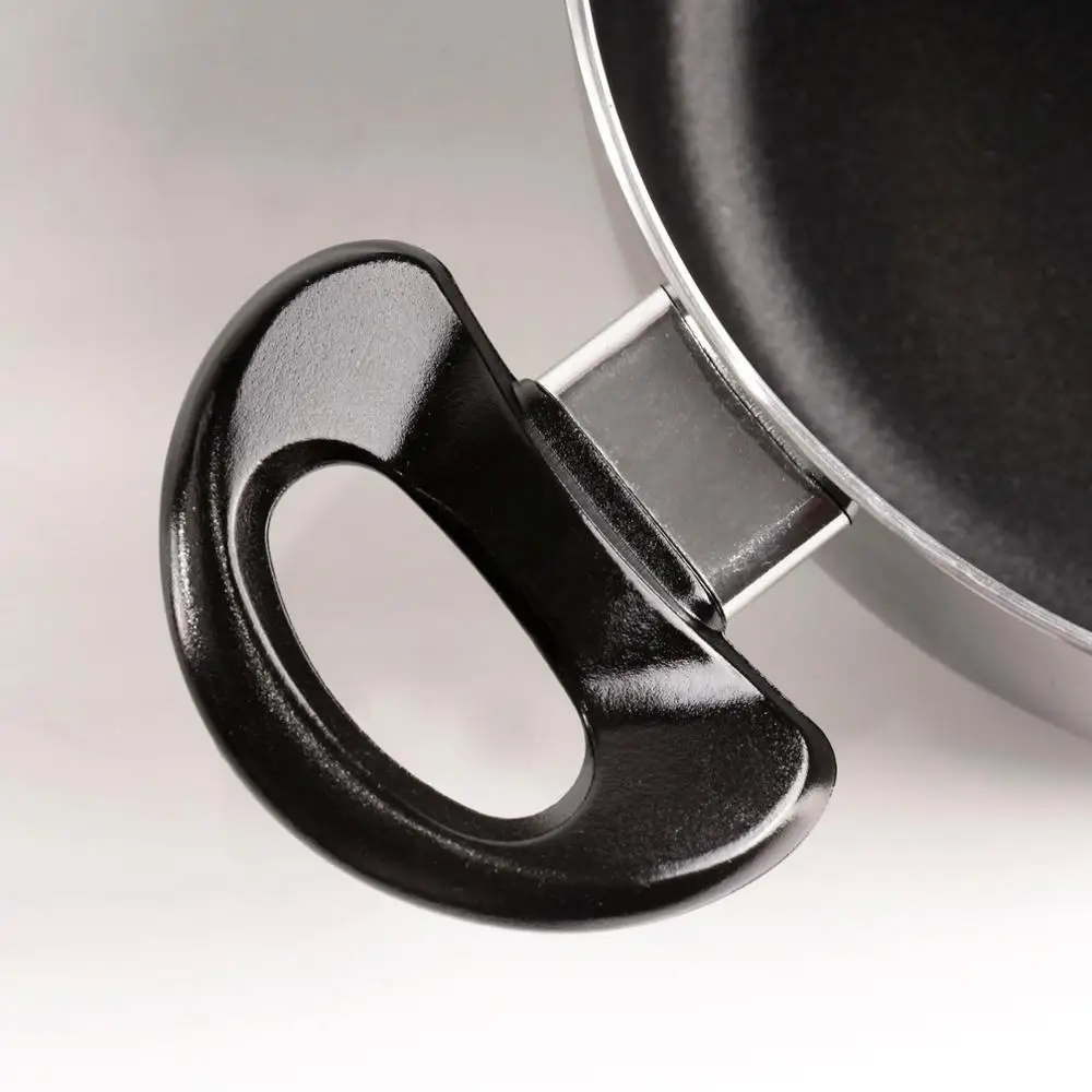 Non-stick cookware set 7 items Galaxy GL 9502: pot with lid 2.9 l= 20*9.3 cm, pot with lid 5L= 24*11cm, ladle with lid 1.6 l