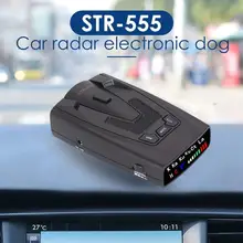 Auto-Radar-Detector Alarm Engels STR-555 Thai-Voice Russisch Alert Snelheid Auto-Voertuig