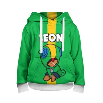 

Children's sweatshirt 3D Brawl Stars Leon